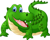  a cute crocodile